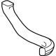 GM 23166055 Floor Duct, Driver Side GM 23166055 Floor Duct, Driver Side