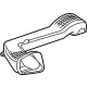 GM 84244042 Outlet Duct, Driver Side GM 84244042 Outlet Duct, Driver Side