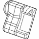 GM 22784002 Bolster Cover, Rear GM 22784002 Bolster Cover, Rear