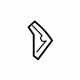 GM 23482412 Upper Panel Baffle, Driver Side GM 23482412 Upper Panel Baffle, Driver Side