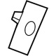 GM 84406689 Parking Sensor Bracket, Driver Side