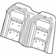 GM 84172651 Seat Back Pad, Rear