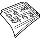 GM 86532666 Extension, Shroud And Dash And Vent Duct Panel