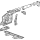 GM 60004655 Lower Rail Assembly, Rear Passenger Side GM 60004655 Lower Rail Assembly, Rear Passenger Side