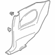 GM 22614860 Lower Quarter Trim, Gray, Rear Passenger Side GM 22614860 Lower Quarter Trim, Gray, Rear Passenger Side