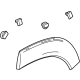 GM 42810381 Wheel Opening Molding, Rear Passenger Side GM 42810381 Wheel Opening Molding, Rear Passenger Side