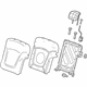 GM 42768009 Seat Back Assembly, Black, Front Rear
