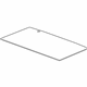 GM 42392701 Floor Cover, Black GM 42392701 Floor Cover, Black