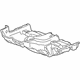GM 25839583 Carpet, Titanium, Front GM 25839583 Carpet, Titanium, Front
