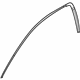 GM 13306564 Upper Weatherstrip, Passenger Side