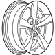 GM 9596799 Wheel, Alloy GM 9596799 Wheel, Alloy