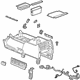 GM 84027102 Console Assembly, Jet Black, Front GM 84027102 Console Assembly, Jet Black, Front