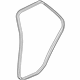 GM 19169085 Surround Weatherstrip, Gray, Rear
