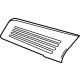 GM 84729251 Access Cover, Black, Passenger Side GM 84729251 Access Cover, Black, Passenger Side