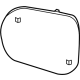 GM 26437258 Mirror, Inside/Outside Rear View GM 26437258 Mirror, Inside/Outside Rear View