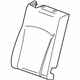 GM 22814244 Seat Back Cover, Titanium, Rear GM 22814244 Seat Back Cover, Titanium, Rear