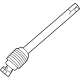 GM 86803989 Lower Shaft GM 86803989 Lower Shaft