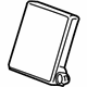 GM 23449377 Armrest, Gray GM 23449377 Armrest, Gray