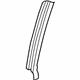 GM 10415507 Run Channel, Black, Rear Passenger Side