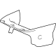 GM 84449027 Lower Extension, Black, Center Passenger Side GM 84449027 Lower Extension, Black, Center Passenger Side