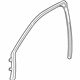 GM 25778965 Run Weatherstrip, Front Driver Side