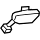 GM 42759625 Upper Quarter Trim Cap, Black, Rear Driver Side GM 42759625 Upper Quarter Trim Cap, Black, Rear Driver Side
