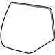 GM 23319887 Mirror Glass, Rear Driver Side GM 23319887 Mirror Glass, Rear Driver Side