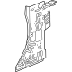 GM 85524441 Rocker Reinforcement Ext, Rear Inner Driver Side