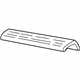 GM 10418481 Sill Plate, Teal, Rear Passenger Side GM 10418481 Sill Plate, Teal, Rear Passenger Side