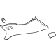 GM 42763415 Upper Quarter Trim, Jet Black