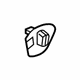 GM 19316912 Lock Knob, Passenger Side GM 19316912 Lock Knob, Passenger Side