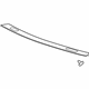 GM 84293036 Upper Molding GM 84293036 Upper Molding