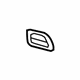 GM 15893976 Tow Bracket Cover, Driver Side GM 15893976 Tow Bracket Cover, Driver Side