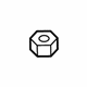 GM 11609302 Position Sensor Nut GM 11609302 Position Sensor Nut
