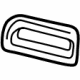 GM 42627310 Seat Belt Guide, Jet Black, Passenger Side GM 42627310 Seat Belt Guide, Jet Black, Passenger Side