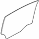 GM 20978534 Door Glass, Rear Passenger Side