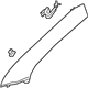 GM 42755287 Windshield Pillar Trim, Gray, Driver Side GM 42755287 Windshield Pillar Trim, Gray, Driver Side