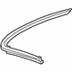 GM 84257336 Front Weatherstrip Retainer, Top GM 84257336 Front Weatherstrip Retainer, Top