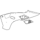 GM 85016664 Panel Assembly-Quarter Window Trim Finish *Medium Dark Cinr GM 85016664 Panel Assembly-Quarter Window Trim Finish *Medium Dark Cinr