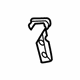 GM 10253438 Retractor Assembly Guide, Driver Side GM 10253438 Retractor Assembly Guide, Driver Side