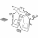 GM 25993651 Partition Panel, White, Rear