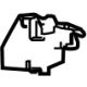 GM 84766792 Side Seal, Rear Driver Side GM 84766792 Side Seal, Rear Driver Side
