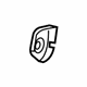 GM 23267130 Armrest Bracket, Rear GM 23267130 Armrest Bracket, Rear
