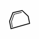 GM 92196496 Water Deflector Seal GM 92196496 Water Deflector Seal
