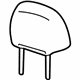 GM 23384963 Headrest, Black, Front GM 23384963 Headrest, Black, Front