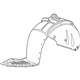 GM 84470036 Fender Liner, Front Inner Passenger Side