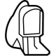 GM 84002334 Floor Duct, Passenger Side GM 84002334 Floor Duct, Passenger Side