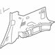 GM 25822618 Lower Quarter Trim, Gray, Driver Side