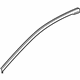 GM 42438246 Front Molding, Upper Driver Side GM 42438246 Front Molding, Upper Driver Side