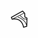 GM 42541043 Corner Molding, Front Driver Side GM 42541043 Corner Molding, Front Driver Side
